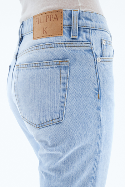 Filippa K Pintuck Flared Denim Jeans In Blue