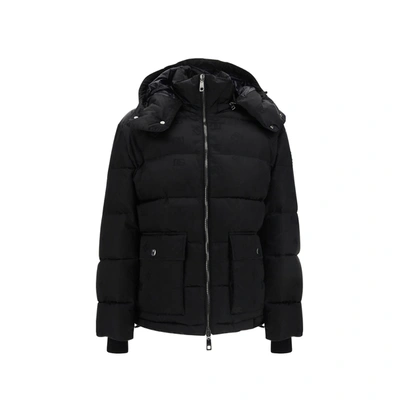 Shop Dolce & Gabbana Logo Padded Jacket In Black