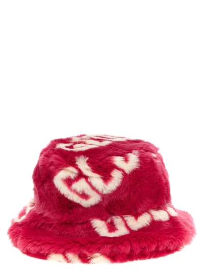 Shop Gcds Logo Bucket Hat Hats Fuchsia