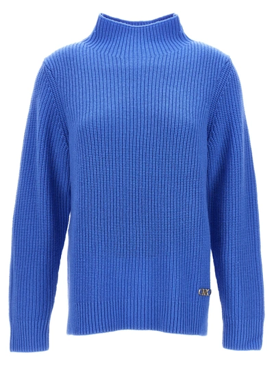 Shop Michael Kors Logo Sweater Sweater, Cardigans Light Blue