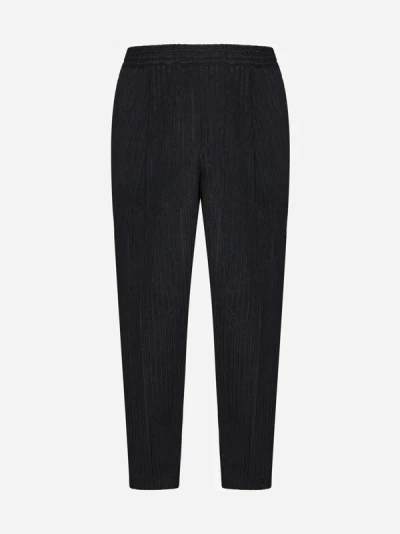 Shop Briglia 1949 Savoy Corduroy Trousers In Black