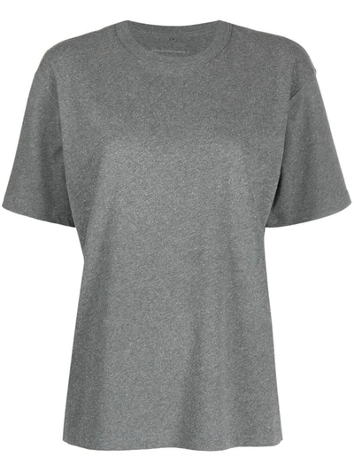 Shop Alexander Wang Glitter T-shirt In Grey