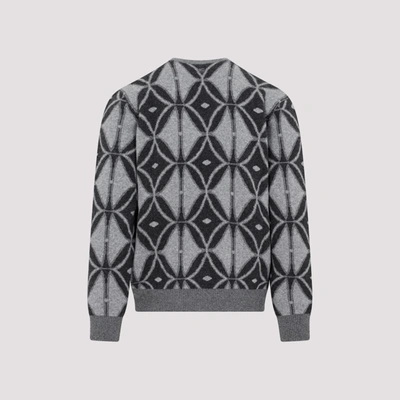 Shop Etro Crewneck Jumper Sweater In Grey