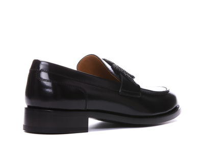 Shop René Caovilla Flat Shoes In Black