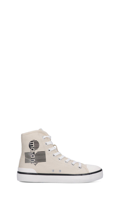 Shop Isabel Marant Benkeen High Sneakers In White