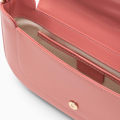 Shop By Far Miranda Bag In Salmon-coloured Semi-patent Leather In Pink