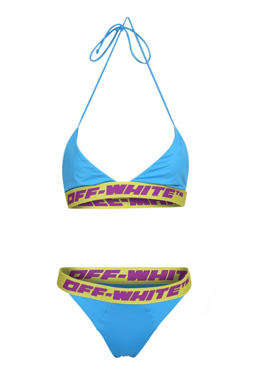 Shop Off-white Logo Band Bikini