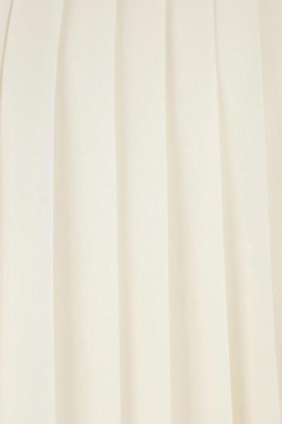 Shop Prada Ivory Mohair Blend Skirt In White