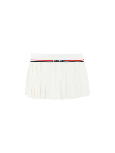 Shop Miu Miu Mini Skirt