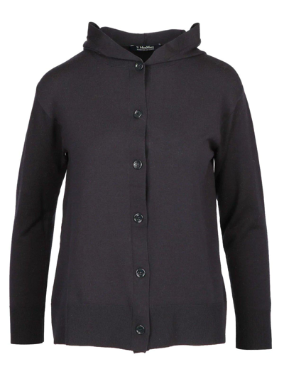 Shop 's Max Mara Buttoned Hooded Cardigan