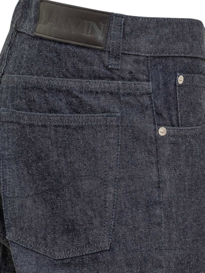 Shop Lanvin Straight Jeans In Denim