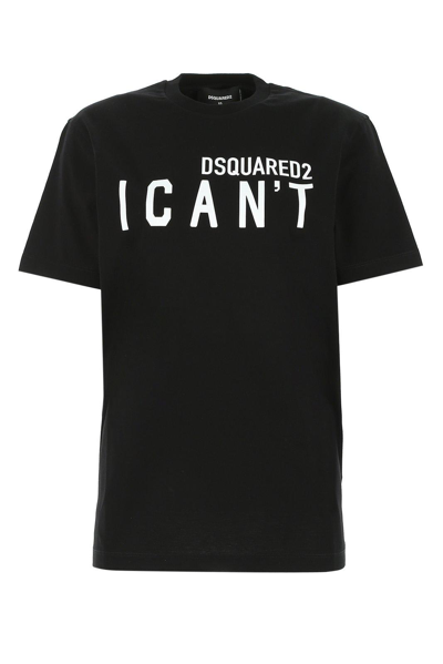 Dsquared2 Slogan Printed Crewneck T-shirt
