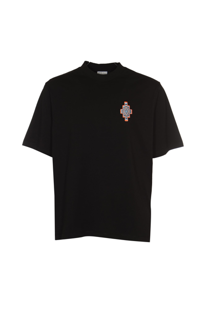 Shop Marcelo Burlon County Of Milan Optical Cross-over T-shirt In Black