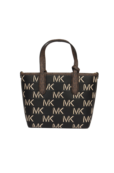 Shop Michael Kors Eliza Shoulder Bag In Brown/black