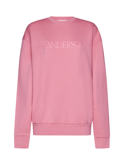 Jw Anderson Fleece In Pink