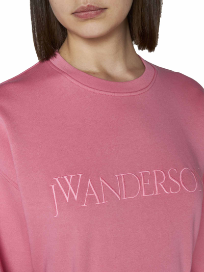 Jw Anderson Fleece In Pink
