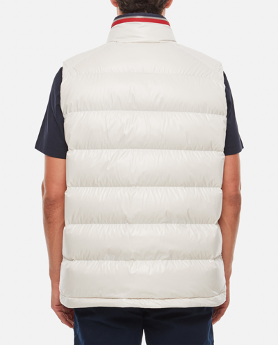 Shop Moncler Ouse Down-filled Vest In White