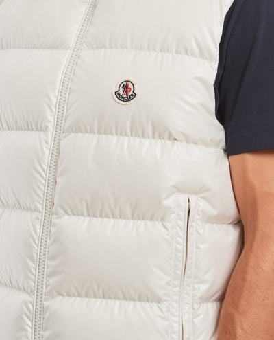 Shop Moncler Ouse Down-filled Vest In White