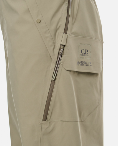 Shop C.p. Company Cotton Trousers In Green
