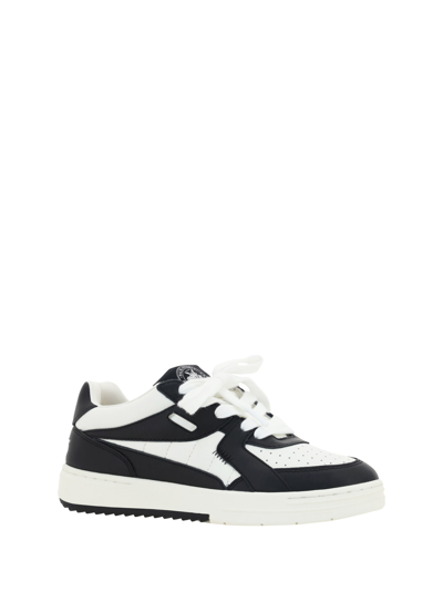 Shop Palm Angels Palm University Sneakers In White Blac