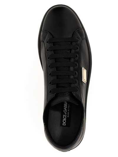 Shop Dolce & Gabbana Portofino Saint Portofino Sneakers In Black