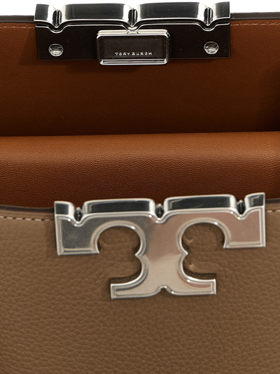 Tory Burch Eleanor Hand Bags Grey In Brown