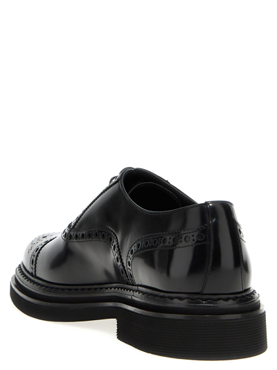 Shop Dolce & Gabbana Brogue Lace Up Shoes In Black