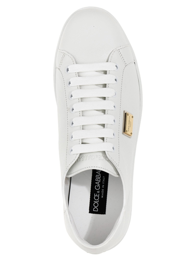 Shop Dolce & Gabbana Portofino Saint Portofino Sneakers In White