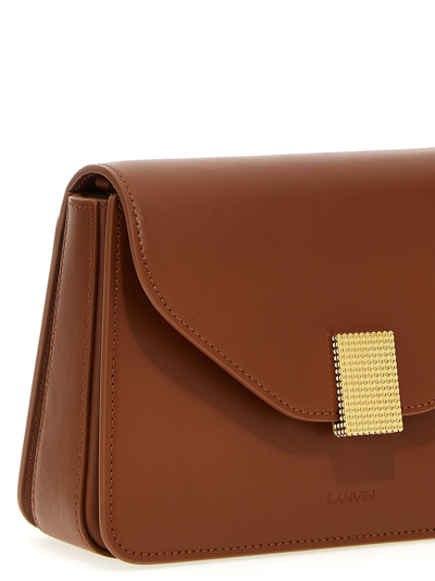 Shop Lanvin Concerto Shoulder Bag In Brown