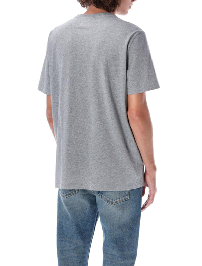 Shop Golden Goose Star Printed Crewneck T-shirt In Grey