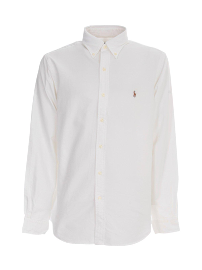 Shop Ralph Lauren Classic Shirt In White
