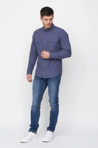 Shop Duck And Cover Mens Melmoore Shirt In Blue