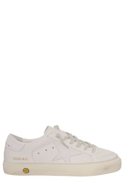 Shop Golden Goose Kids May Star In White