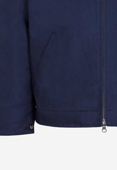 Shop Carhartt Detroit Zip-up Jacket In Blue