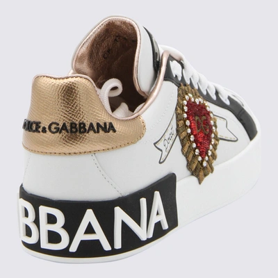 Shop Dolce & Gabbana Sneakers In Fondo Bianco