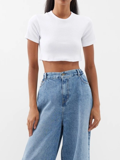 Karina Cropped T-Shirt - White