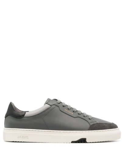 Shop Axel Arigato Clean 180 Leather Sneakers - Men's - Calf Leather/rubber In Grey