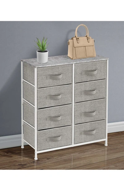 Shop Sorbus 8-drawer Dresser In Gray