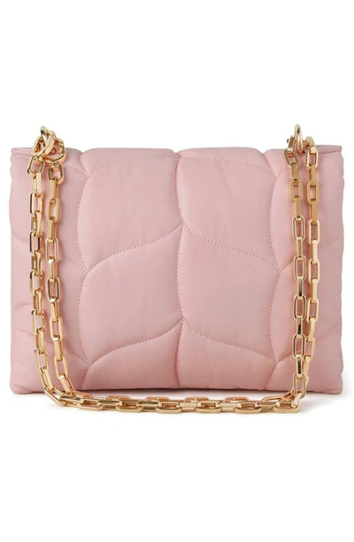 Shop Mulberry Little Softie Quilted Leather Crossbody Bag In Powder Rose