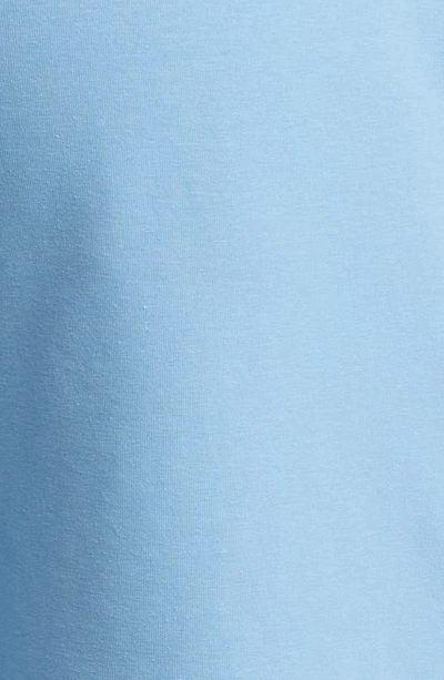 Stone Rose French Terry Shorts In Light Blue