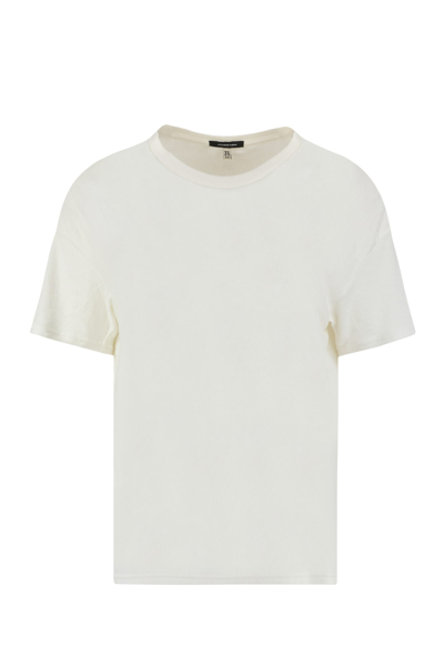 Shop R13 Cotton T-shirt In White