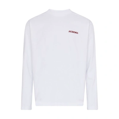 Shop Jacquemus The Pavane ml T-shirt In Jelly_print_white