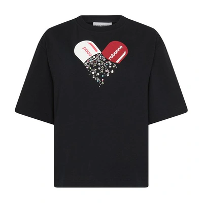 Shop Rabanne T-shirt With Logo In P001