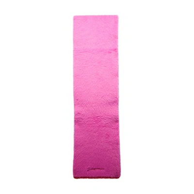 Shop Jacquemus The Neve Scarf In Pink