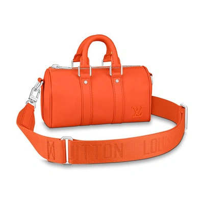 Shop Louis Vuitton Keepall Xs In Orange