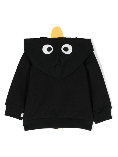 Stella Mccartney Panelled Zip-up Hoodie In Black