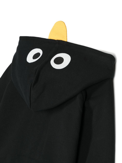 Shop Stella Mccartney Panelled Zip-up Hoodie In Black