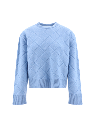 Shop Bottega Veneta 3d Sweater In Admiral