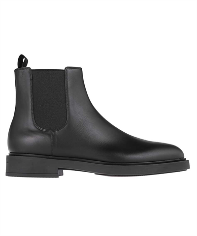 Shop Gianvito Rossi Douglas Calf Boots In Black