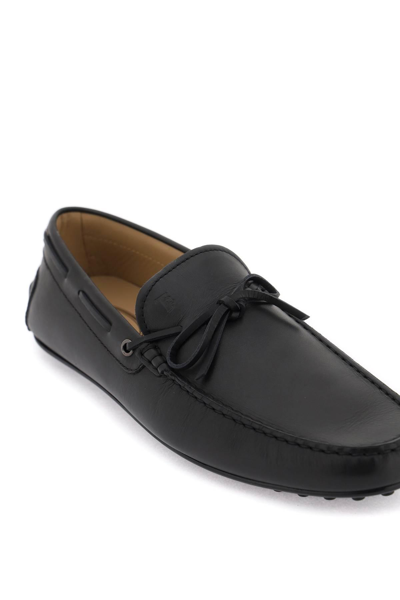 Shop Tod's 'city Gommino' Loafers In Black